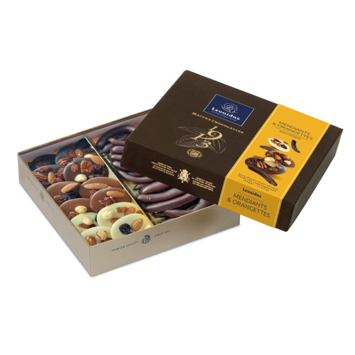 Coffret garni Mendiants & Orangettes - 360 gr