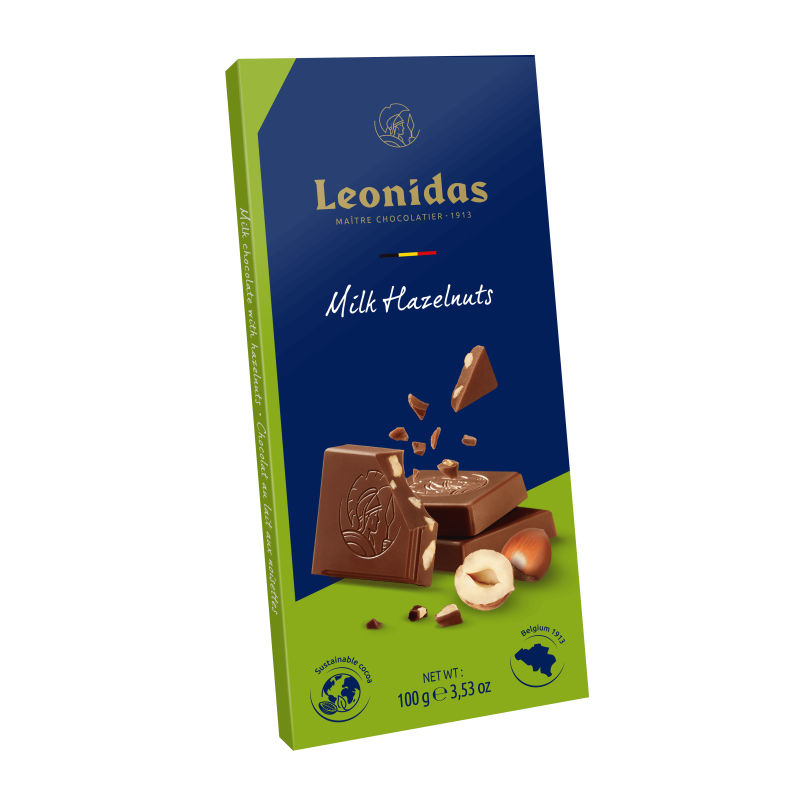 Tablette chocolat au lait - Éclats de noisette Tablette chocolat au lait - Éclats de noisette